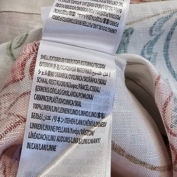 Farm Rio Floral V-Neck Sleeveless Linen Maxi Dress, Boho, Wedding Guest, XS - Picture 5 of 11